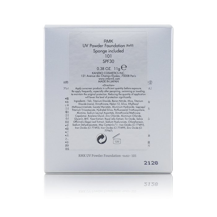 Пудровая основа с SPF 30 для лица RMK, 11 г