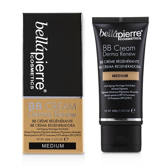 BB-крем Bellapierre с SPF 15 для лица, 40 мл — увлажнение, тон, защита, выравнивание тона, для всех типов кожи