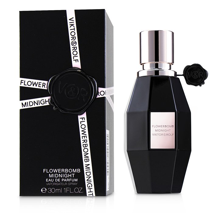 Парфюмерная вода Flowerbomb Midnight от Viktor & Rolf, 100 мл — цветочный аромат с нотами черной смородины и жасмина.