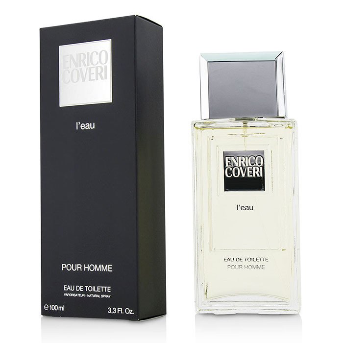 Enrico Coveri L'Eau Pour Homme туалетная вода 100 мл — свежий мужской аромат с нотами лаванды, сандала и кожи.