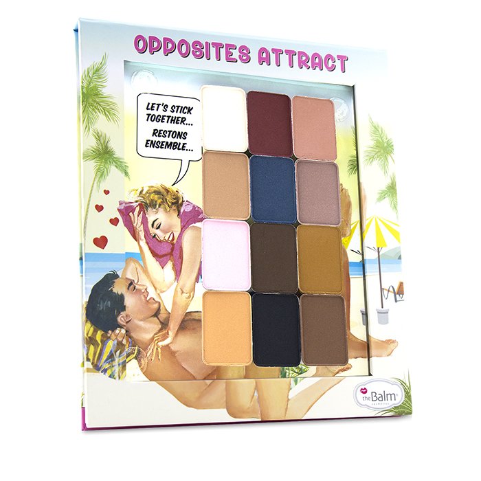 Палетка теней TheBalm Opposites Attract, 12 оттенков, 28.8 г