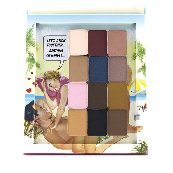 Палетка теней TheBalm Opposites Attract, 12 оттенков, 28.8 г