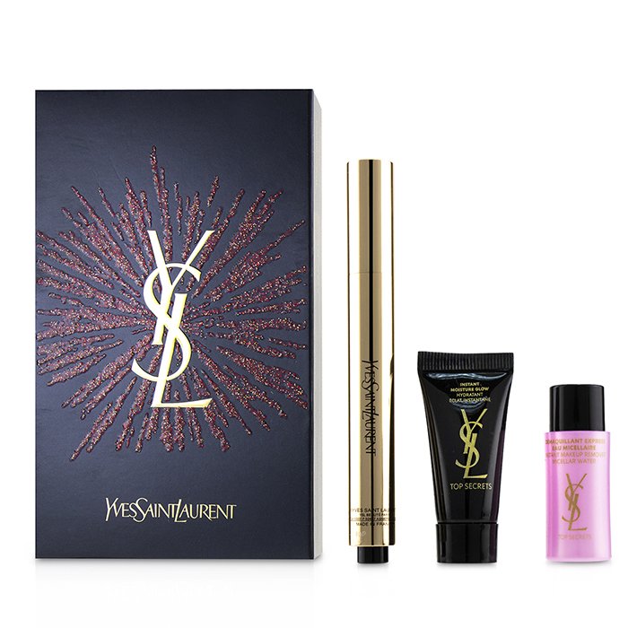 Набор для сияния кожи Yves Saint Laurent Touche Éclat: корректирующий карандаш, увлажняющее средство, мицеллярная вода, 3 шт.