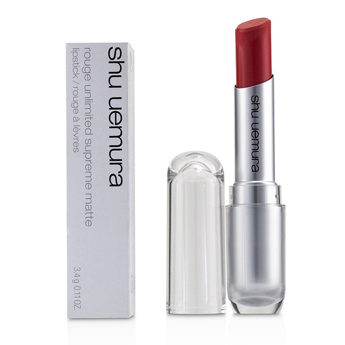 Губная помада Shu Uemura Rouge Unlimited Supreme Matte с керамидами, матовая, 3.4 г