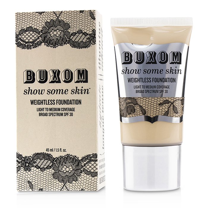 Тональный крем с эффектом «второй кожи» Buxom, SPF 30, 45 мл