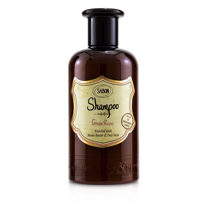 Шампунь Sabon с зелёной розой для всех типов волос, 350 мл