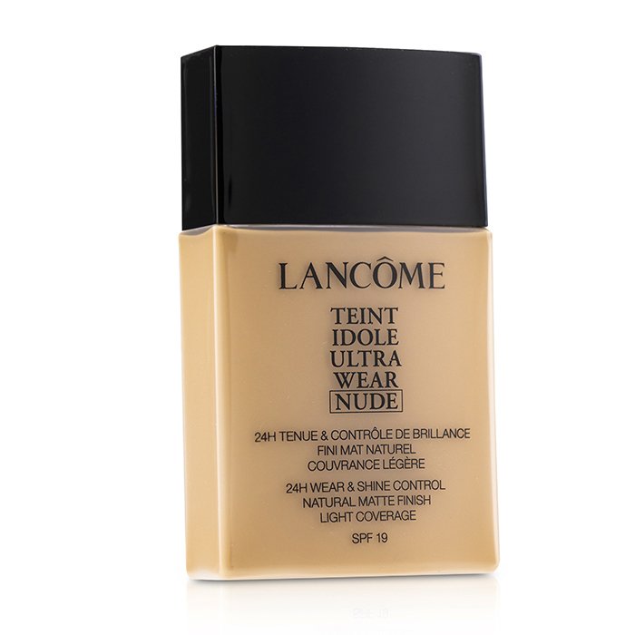 Тональный крем Lancome Teint Idole Ultra Wear Nude SPF19, 035 Beige Dore, 40 мл, для лица, легкое покрытие, матовый финиш