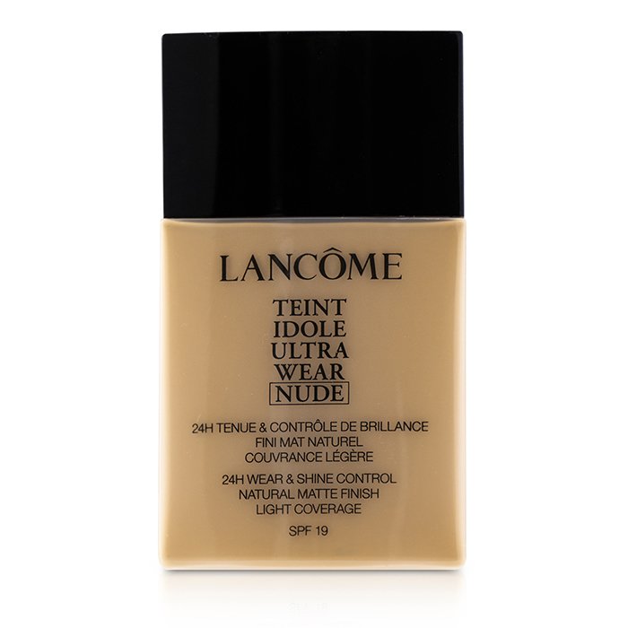 Тональный крем Lancome Teint Idole Ultra Wear Nude SPF19, 035 Beige Dore, 40 мл, для лица, легкое покрытие, матовый финиш