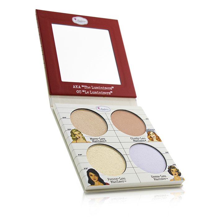 Компактный хайлайтер TheBalm Lou Manizer's Quad, 4 оттенка, 10 г