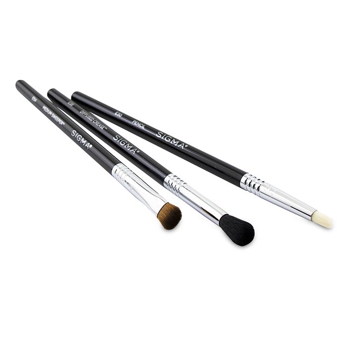 Набор кистей для макияжа Sigma Beauty, 3 шт. — E38, E54, E30 для растушевки и нанесения теней