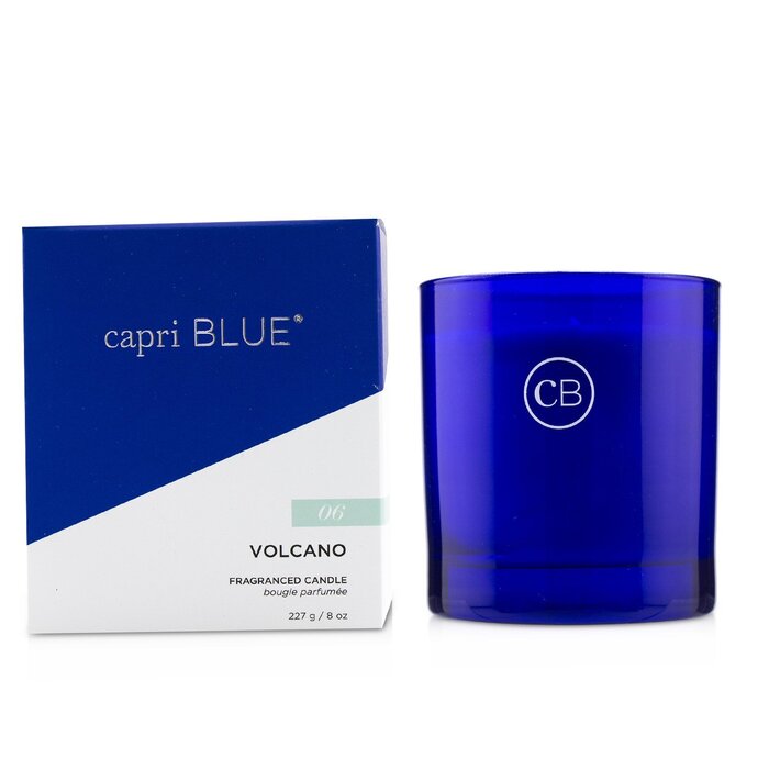 Свеча Capri Blue с ароматом вулкана 227 г, экзотические цитрусы, соевый воск, для дома
