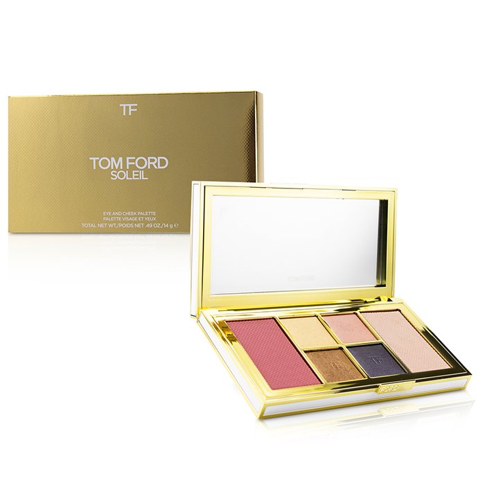Палитра для глаз и щек Tom Ford Soleil с 4 тенями и 2 румянами, 14 г