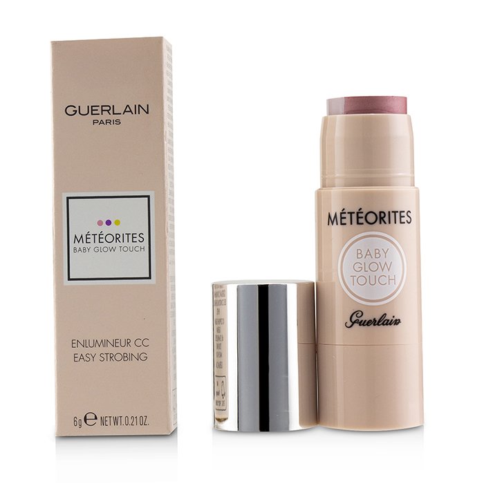 Корректор-сияние Guerlain Meteorites Baby Glow Touch, 6 г — для лица, с розовым, лиловым и белым оттенками