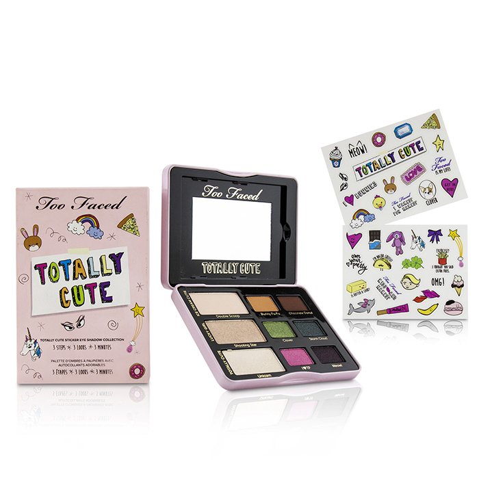 Тени для век Too Faced Totally Cute 11,4 г - коллекция ярких оттенков для создания образов