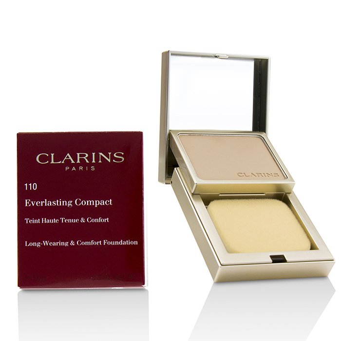Тональная основа Clarins Everlasting, 10 г — матирующая, защита от внешних воздействий, для всех типов кожи