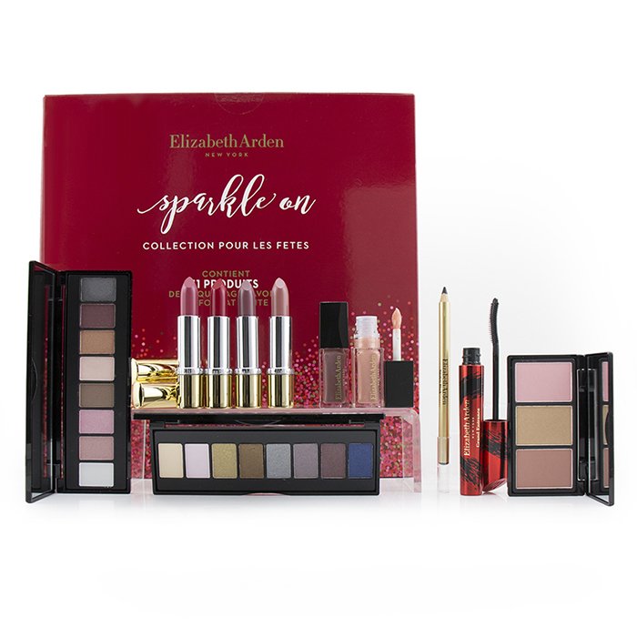 Набор декоративной косметики Elizabeth Arden Sparkle On Holiday (11 предметов + сумка)