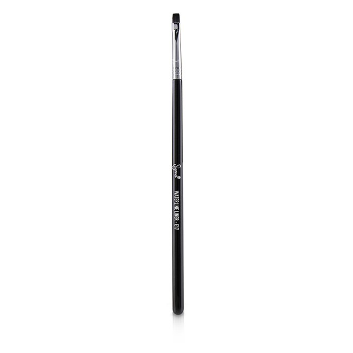Кисть для макияжа Sigma Beauty для нижней водной линии E17 с плоским краем, синтетика, антимикробные волокна