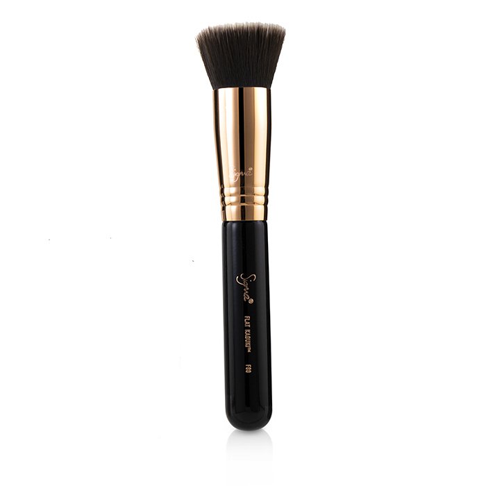 Кисть для макияжа Sigma Beauty F80 Air Flat Kabuki с антимикробными волокнами