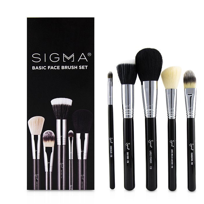 Набор кистей для макияжа Sigma Beauty, 5 шт, для легкого и профессионального нанесения средств