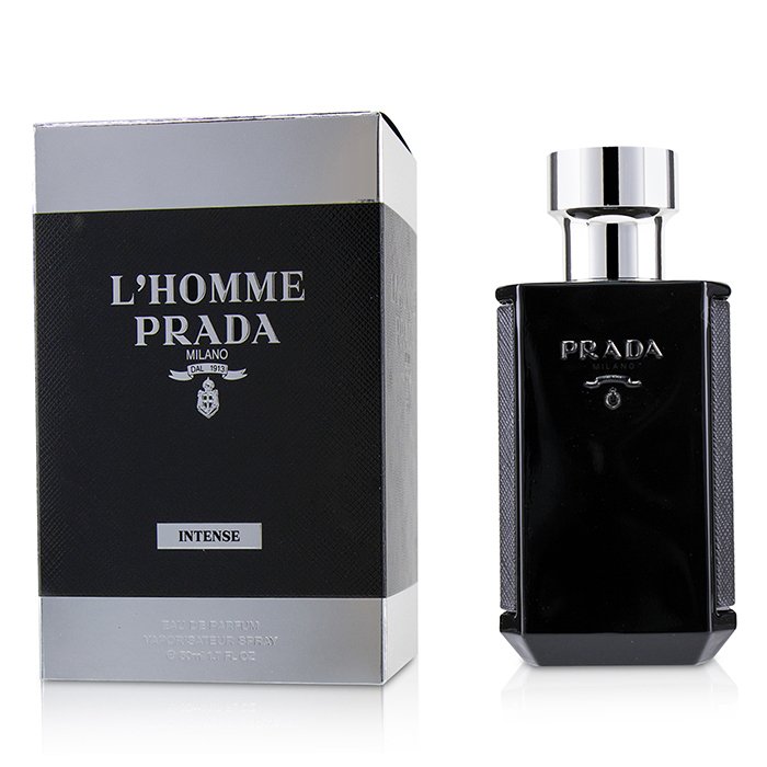 Prada L'Homme Intense парфюм для мужчин с амброво-деревянным ароматом, 150 мл