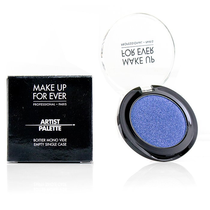 Тени для век Make Up For Ever с насыщенным цветом для макияжа, тёмно-синий металл, 2.5 г