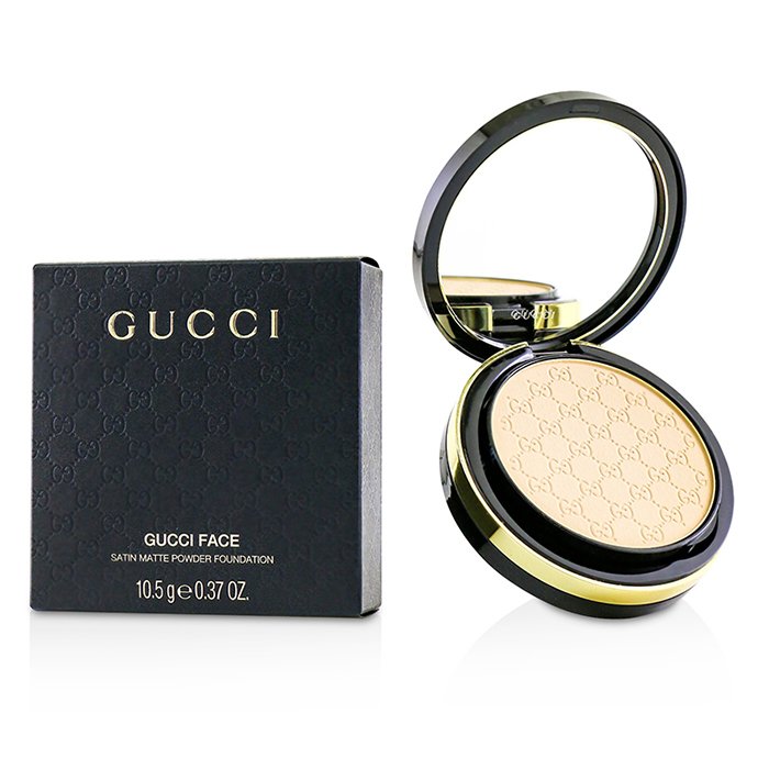 Тональный крем-пудра Satin Matte с микрогранулами, для лица, 10.5 г, Gucci