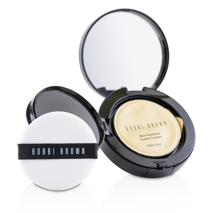 Тональный крем-кушон Bobbi Brown с SPF 35 для лица 13 г, с экстрактом ликчи и кофеином, для естественного сияния