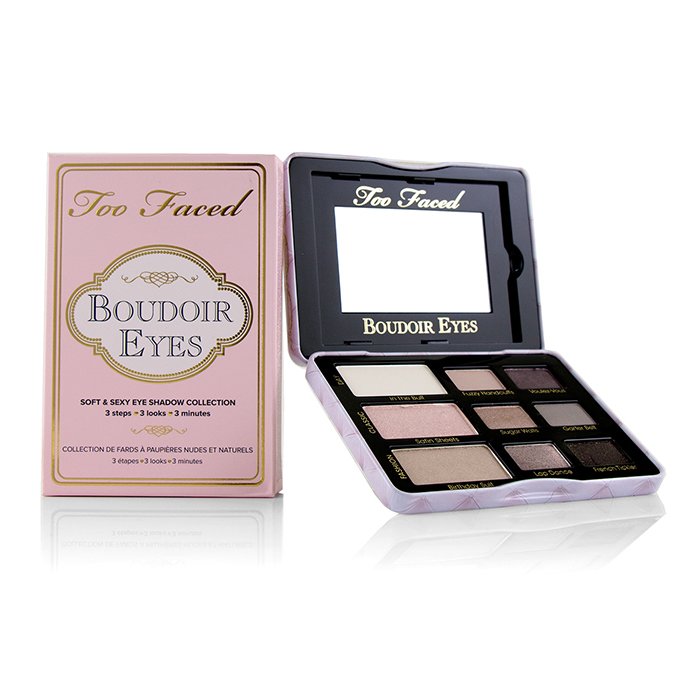 Тени для век Too Faced Boudoir Eyes, 9 оттенков для легкого и яркого макияжа