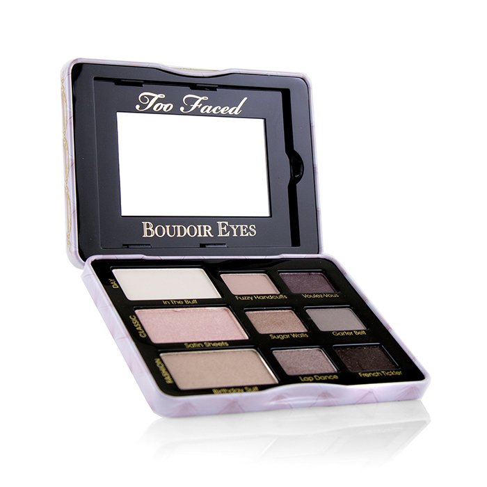 Тени для век Too Faced Boudoir Eyes, 9 оттенков для легкого и яркого макияжа