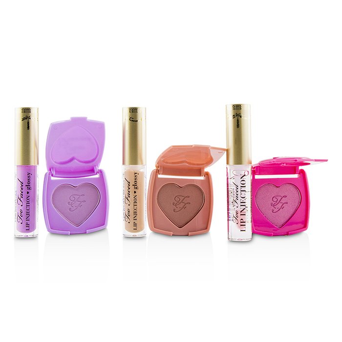 Набор для губ и щек Too Faced с бальзамом и румянами, объём по 1,5 г и 1 г