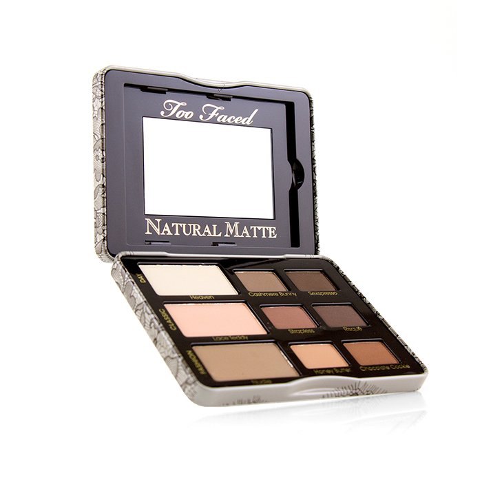 Палитра нейтральных матовых теней для век Too Faced Natural Matte 9 оттенков