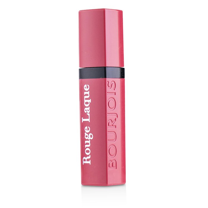 Помада Bourjois Rouge Laque с экстрактом нимфеи, 6 мл, оттенок 08 Bloody Berry, увлажняющий и блестящий финиш