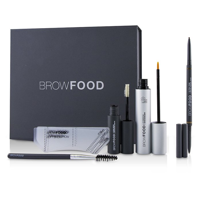 Система для преображения бровей LashFood BrowFood с фито-медицинским усилителем, 5 шт.