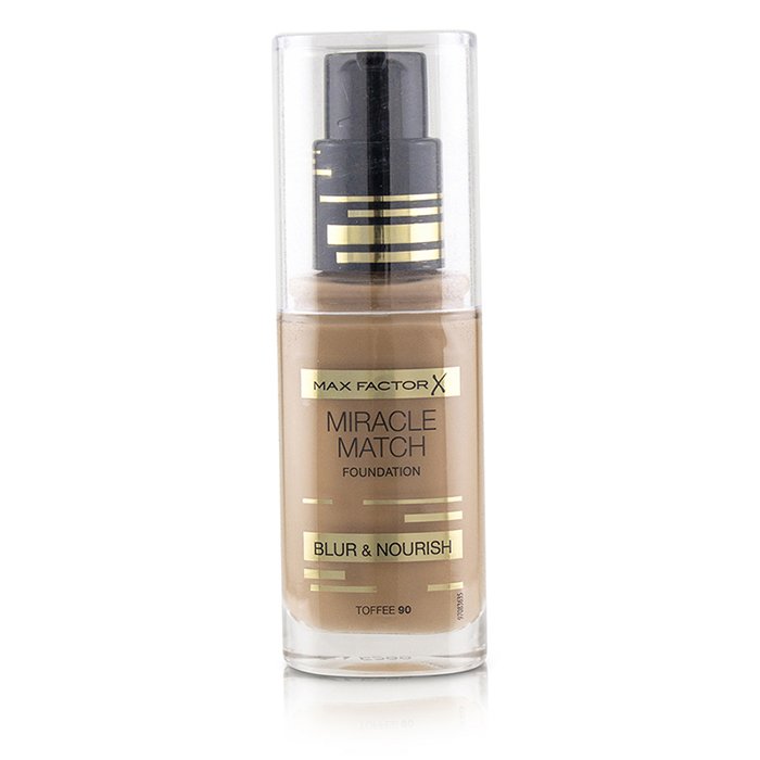 Тональный крем Max Factor Miracle Match с эффектом выравнивания для лица, оттенок 90 Toffee, 30 мл