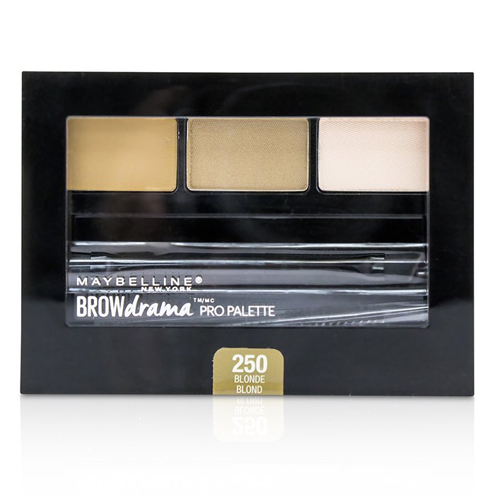 Палитра для бровей Maybelline Brow Drama Pro с воском и хайлайтером, 2.8 г, оттенок #265 Auburn