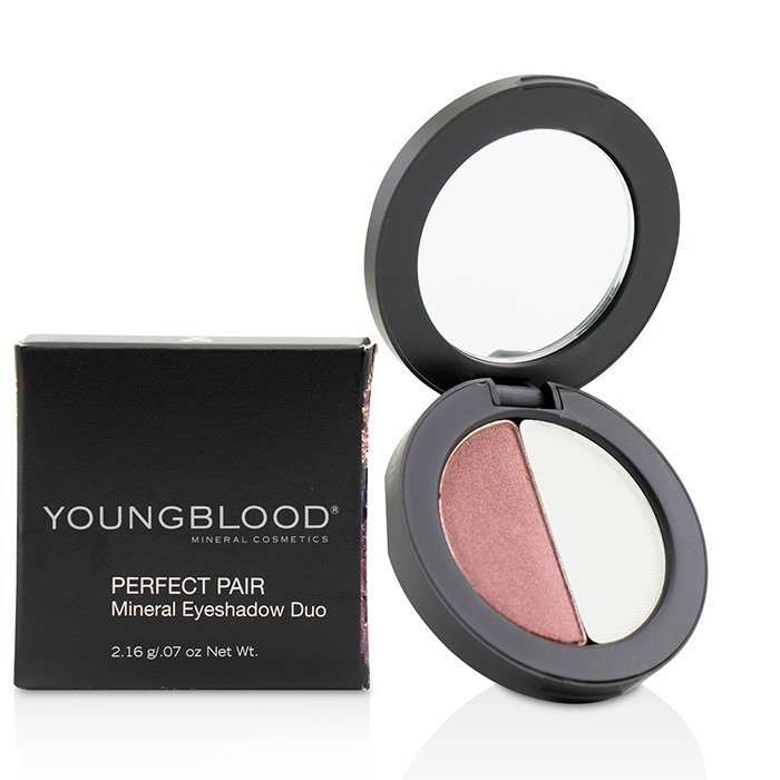 Минеральные тени для век Youngblood Perfect Pair, 2,16 г, с лёгкой текстурой, без парабенов и талька