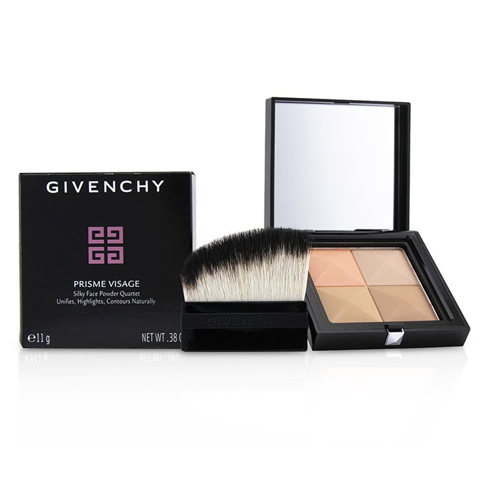 Givenchy Prisme Visage пудра для лица с шелковыми протеинами и четырьмя оттенками, 11 г