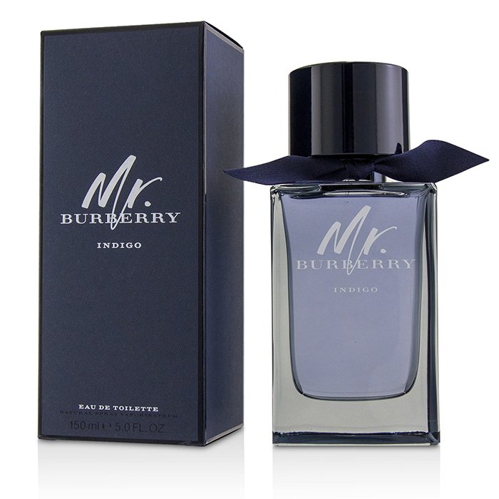 Mr. Burberry Indigo туалетная вода 150 мл — древесно-arоматический парфюм с нотами лимона и розмарина для мужчин