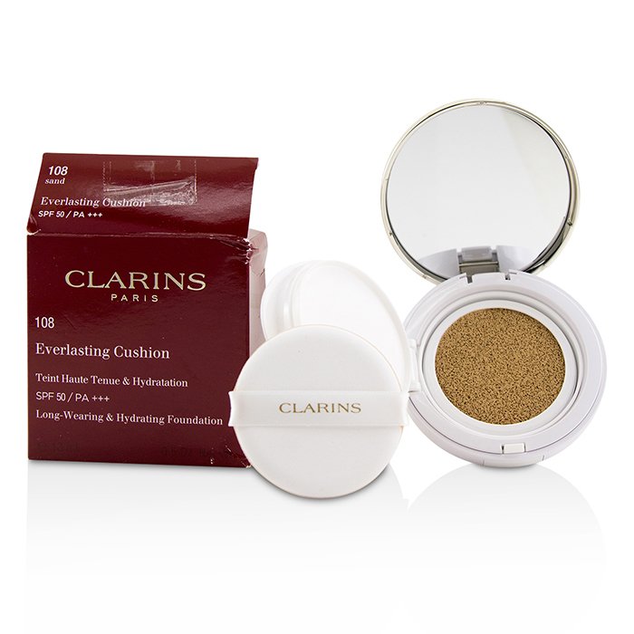Тональный крем-кушон Clarins с SPF 50 для лица, 13 мл
