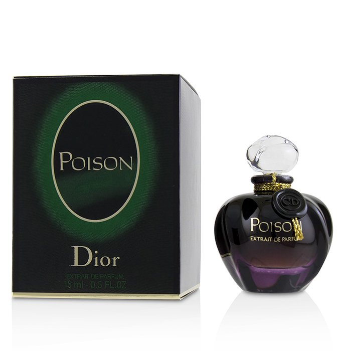 Парфюм экстракт Poison от Christian Dior 15 мл — насыщенный аромат с нотами кориандра, туберозы и ванили для вечера.