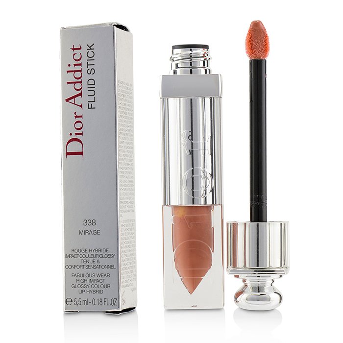 Губная помада с блеском Christian Dior Addict Fluid Stick, оттенок 338 Mirage, 5,5 мл