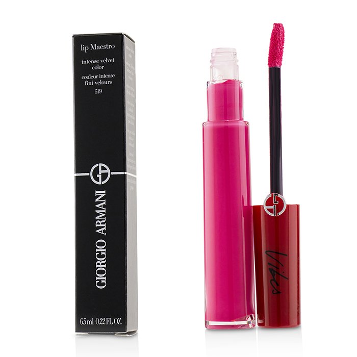 Giorgio Armani губная помада Lip Maestro, насыщенный красный оттенок #409, 6,5 мл