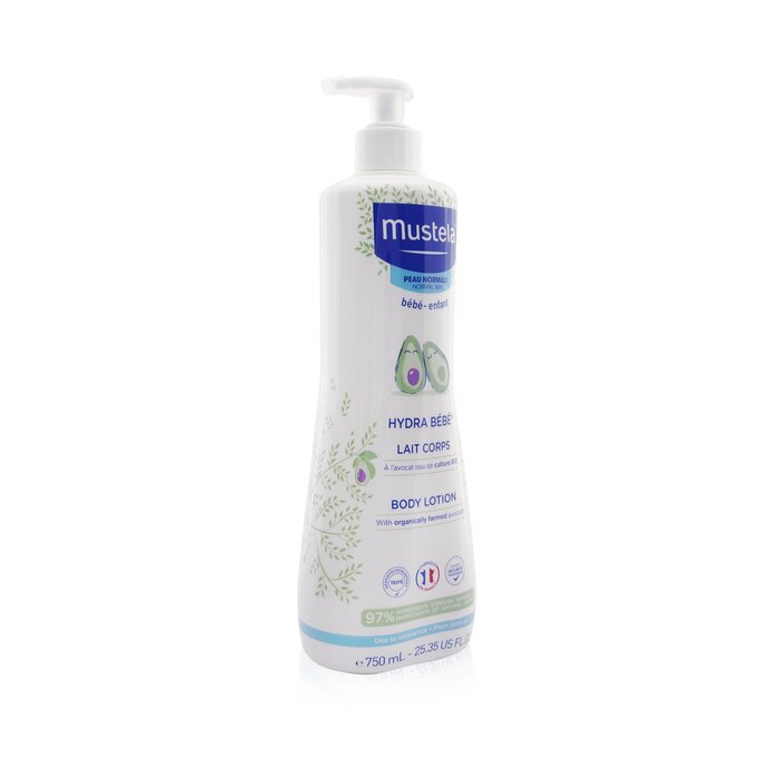 Лосьон для тела Mustela с маслами миндаля и жожоба 750 мл для увлажнения кожи новорожденных и малышей