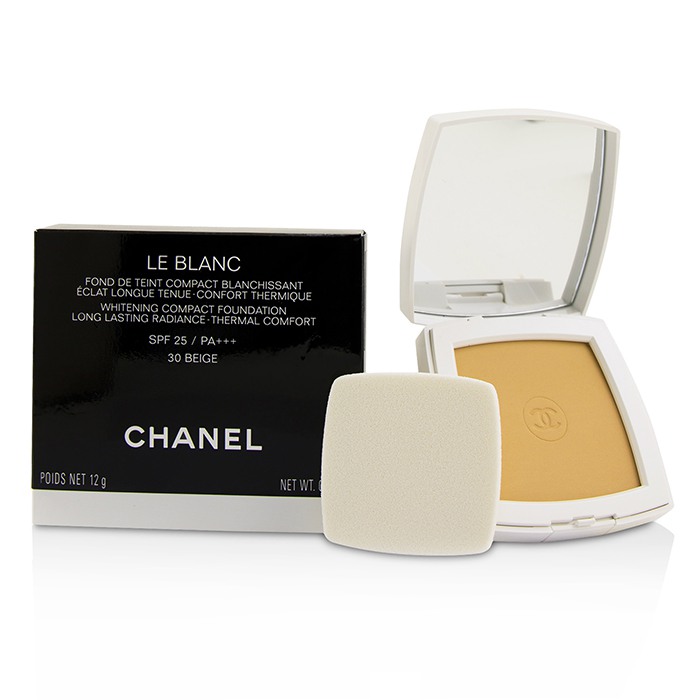 Тональный крем-пудра Chanel Le Blanc с SPF 25 для сияющего тона кожи, 12 г