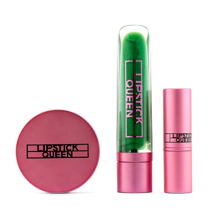 Набор косметики Frog Prince Story от Lipstick Queen: увлажняющая помада, кремовые румяна и блеск для губ, 3 шт.