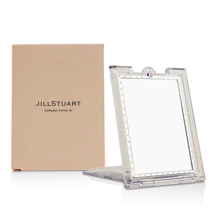 Компактное зеркало Jill Stuart со Swarovski, идеальное для макияжа и аксессуаров, стильный декор для косметички