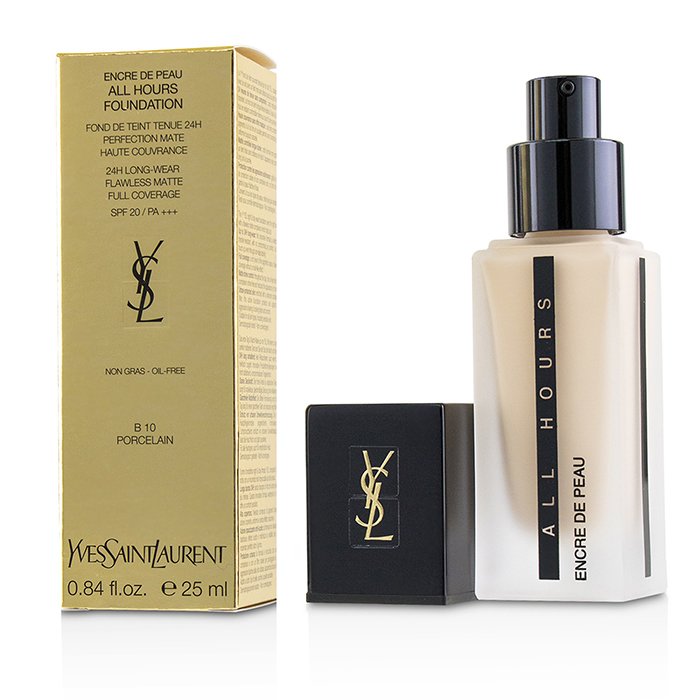 Тональный крем с SPF 20 для лица Yves Saint Laurent, стойкий, 30 миндальный, 25 мл