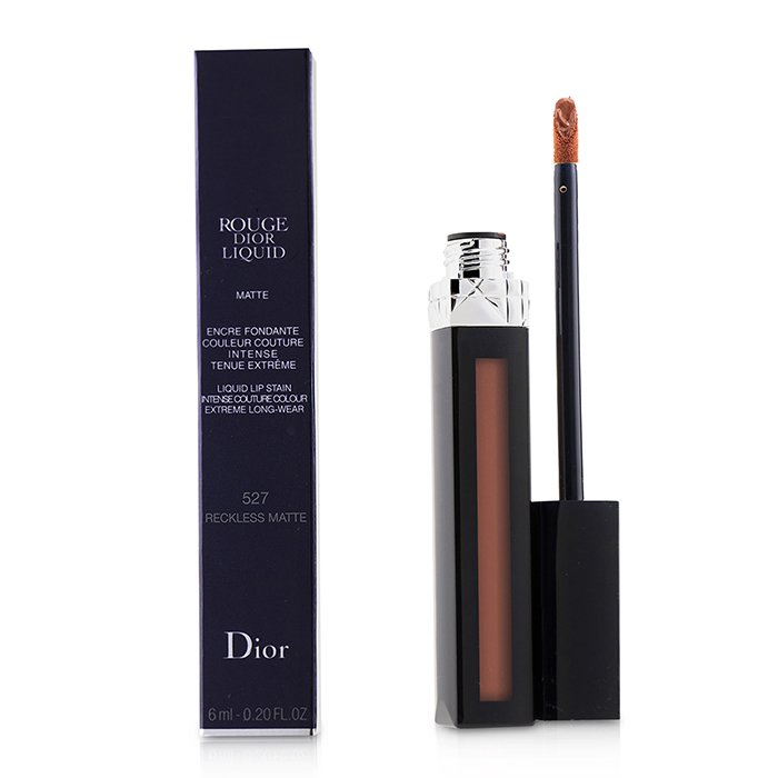 Жидкая помада Rouge Dior с эффектом металлик для губ 979 Poison Metal, 6 мл