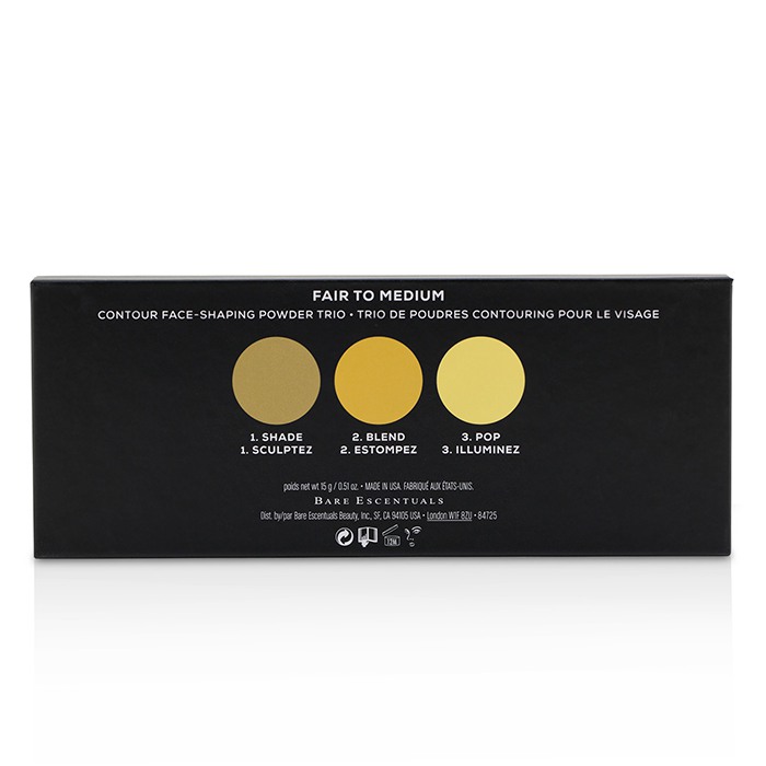 BareMinerals контурирующий порошок для лица 3 оттенка, 15 г