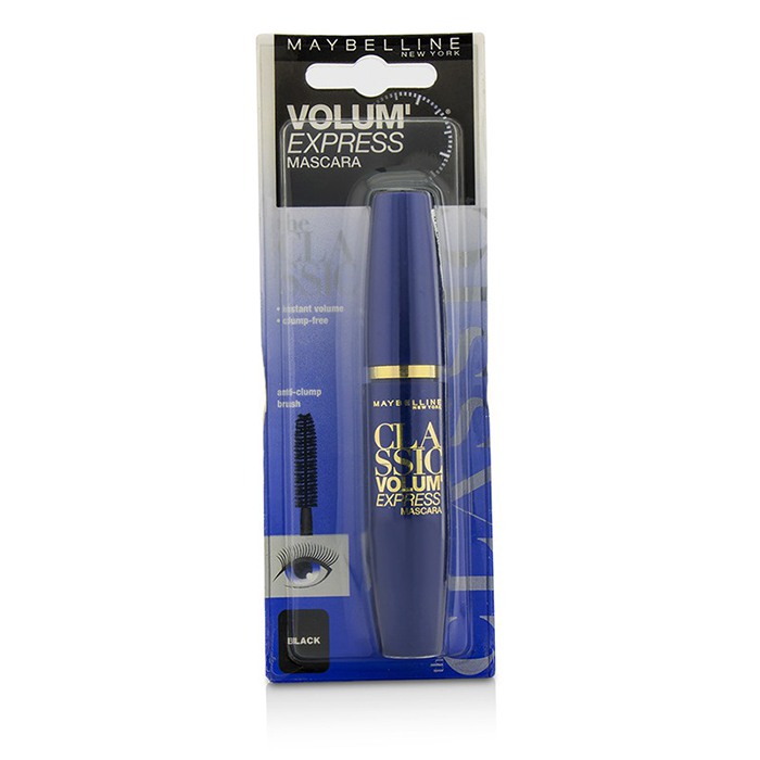 Тушь для ресниц Maybelline Volum' Express, объём 10 мл, без комочков, для чувствительных глаз